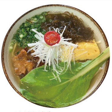 つきしろそばの沖縄そば